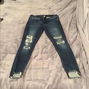 Express ripped jeans